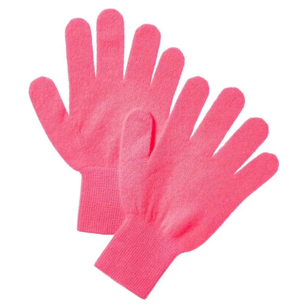 BRODIE CASHMERE Classic Cashmere Gloves in Cosmo Pink Size OS NWT